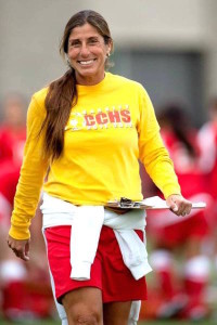 Dawn Lee of Cathedral Catholic High School has received the PCA Double-Goal Coach Award. Photo courtesy of Positive Coaching Alliance