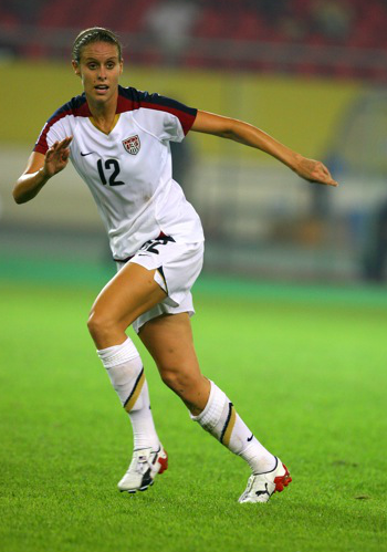 Former U.S. Women’s National Team player Leslie Osborne 