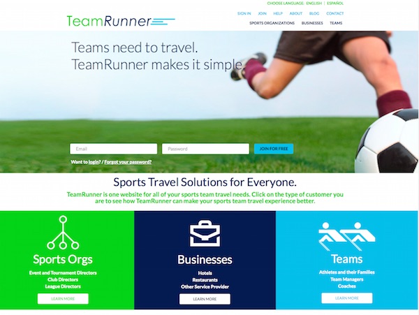 TeamRunner Homepage
