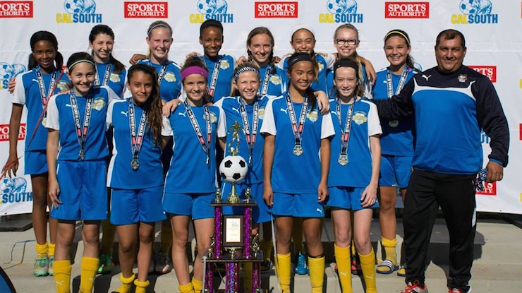 Cal South GU13 Governors Champions - San Diego Fusion Gold
