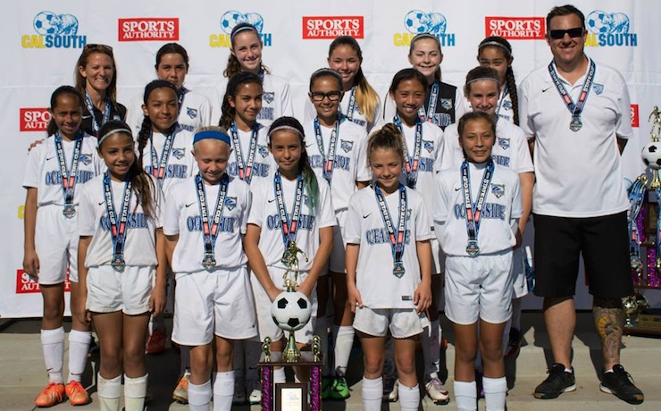 Cal South State Cup GU12 Governors Finalist  Breakers Blue