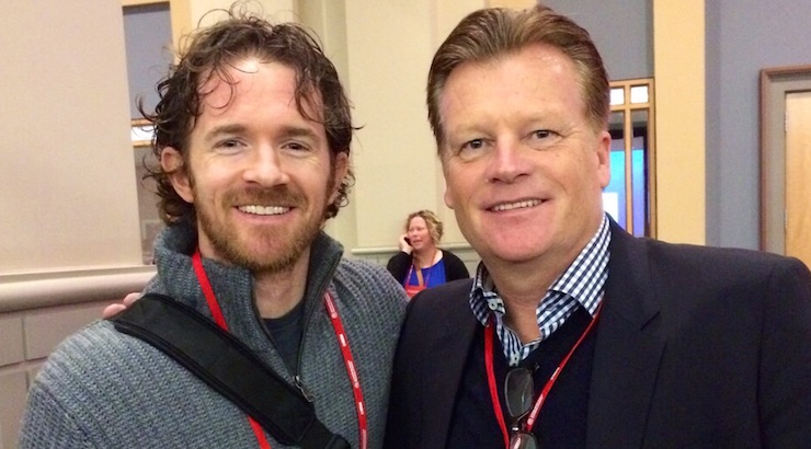 John O'Brien and Mark Wotte at the 2015 NSCAA Convention 