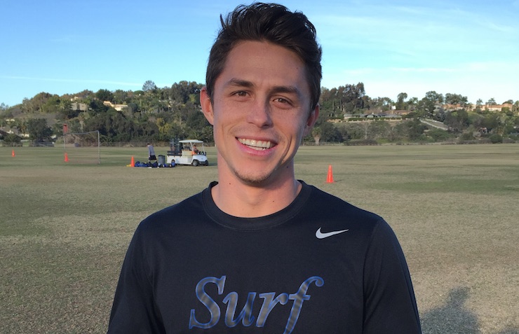 Ryan Guy on the Polo Fields for SD SURF SC on SoccerToday Youth Soccer News
