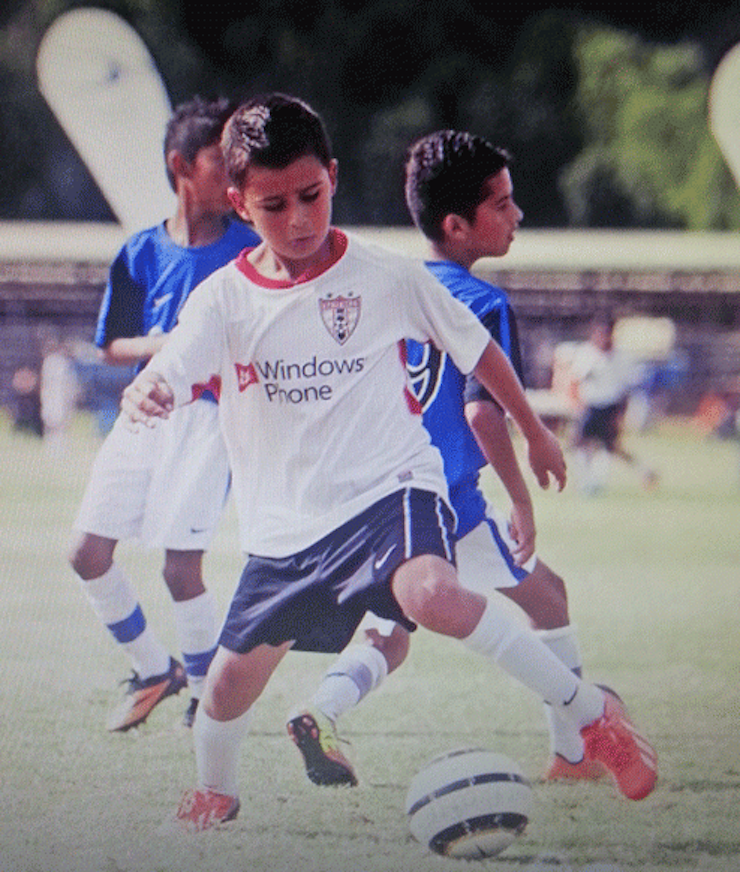 Strikers FC BU11 midfielder Collin Canales will take his talents to England when he participates in a Manchester City Academy camp over Thanksgiving. Photo Credit: Curt Canales
