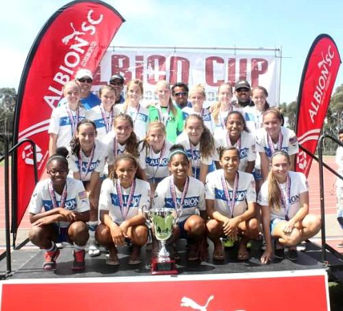 Noah Kooiman and the Albion GU16 USA team have earned championships in numerous tournaments around the country. Photo Credit: Albion SC