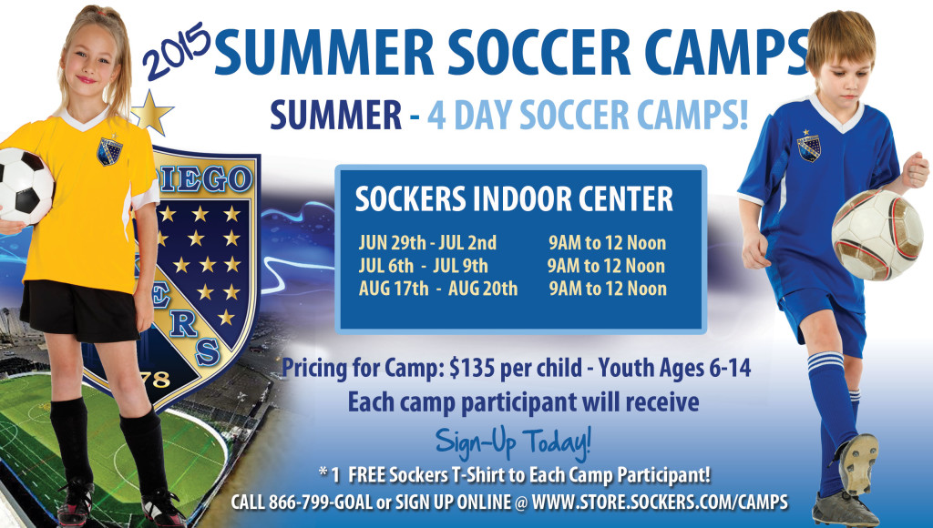 San Diego Sockers Camp Summer Youth Soccer Camps 