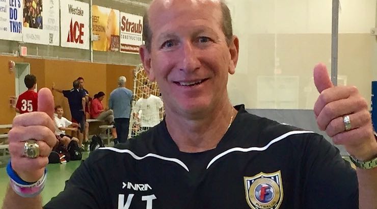 Futsal News - U.S. Futsal National Team Head Coach Keith Tozer give a big Thumbs Up at the US Youth Futsal National Player Camp