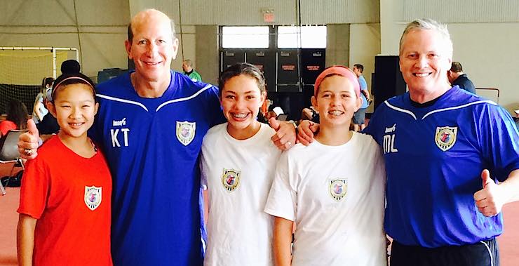 Keith Tozer and Mark Litton at U.S. Youth Futsal National ID camp