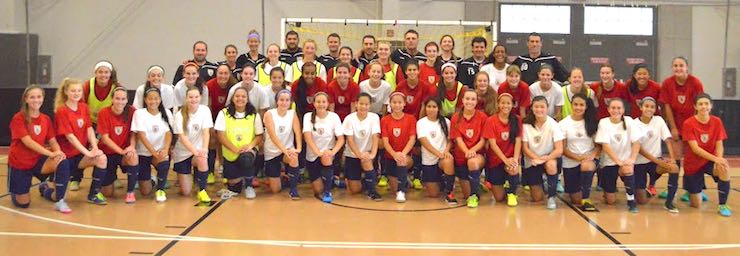USYF Ntional Futsal Camp Girls Group