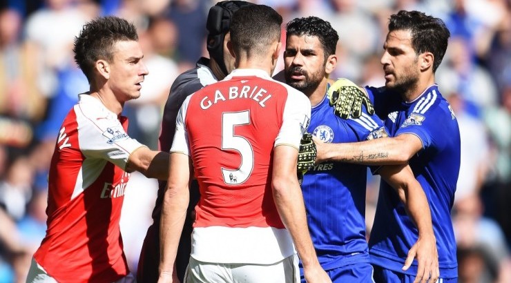 Costa Gabriel Chelsea vs Arsenal