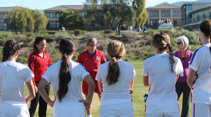 Soccer news on US DEAF WOMEN’S NATIONAL SOCCER TEAM at the Olympic Training Ground in Chula Vista, California