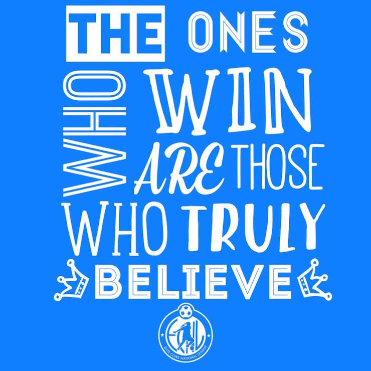 ECNL The Ones Who Win Slogan