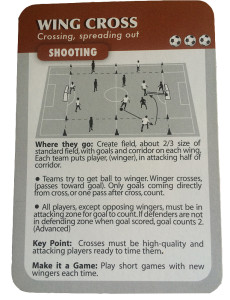Youth Soccer News: CoachDeck's practice drill cards provide coaches with numerous options for shooting, dribbling, passing and defensive skills.
