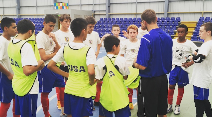 US Youth Futsal Team training in Costa Rica 2015