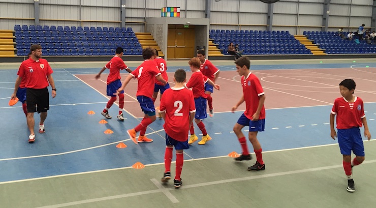 US Youth Futsal Team training to represent USA in Costa Rica 2015