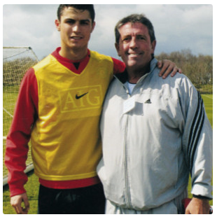 Coach Jeff with Ronaldo