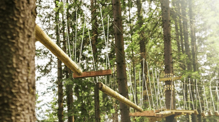 Rope Course at Tahoe Training Camps