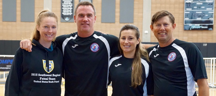 Sean Bowers and staff of 619 Futsal at US Youth Futsal Southwest Region