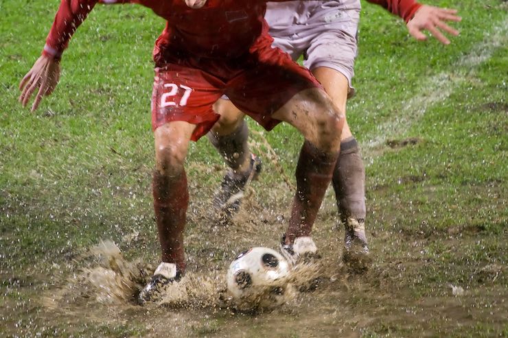 Youth Soccer news - Soccer in the rain can be fun but be care of lightning