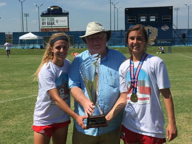 Jerry Zanelli with 2015 WPSL National Champions Chicago Red Stars Reserves