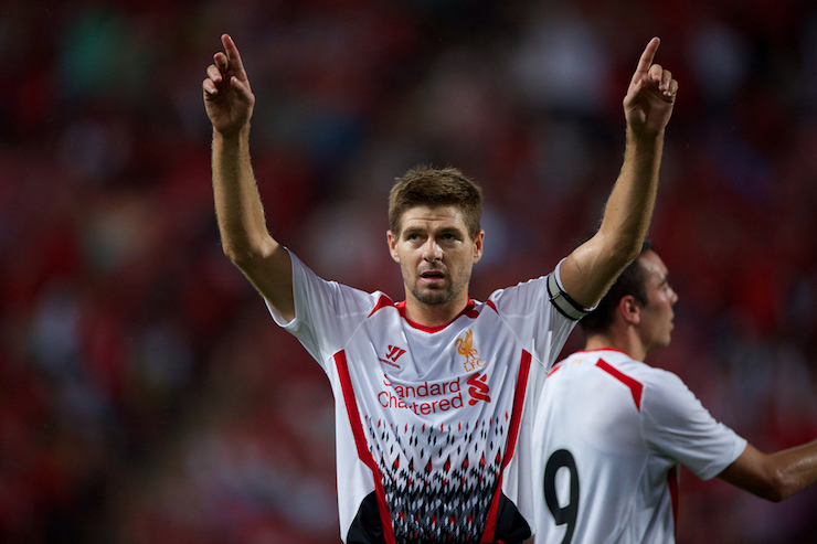 Steven Gerrard of Liverpool - Photo Credit - mooinblack Shutterstock.com