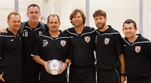 Futsal News: USYF Jon Parry and coaching Staff at the National ID Camp in 2015