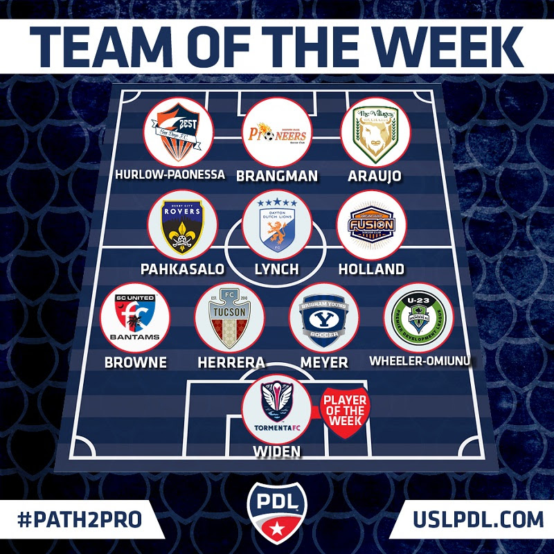 Anton Widen of South Georgia Tormenta FC Named PDL Player of the Week