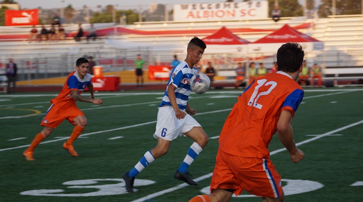 Soccer News - NPSL Albion Pros hosted Sonoma County Sol in the 2016 NPSL West Region Final 