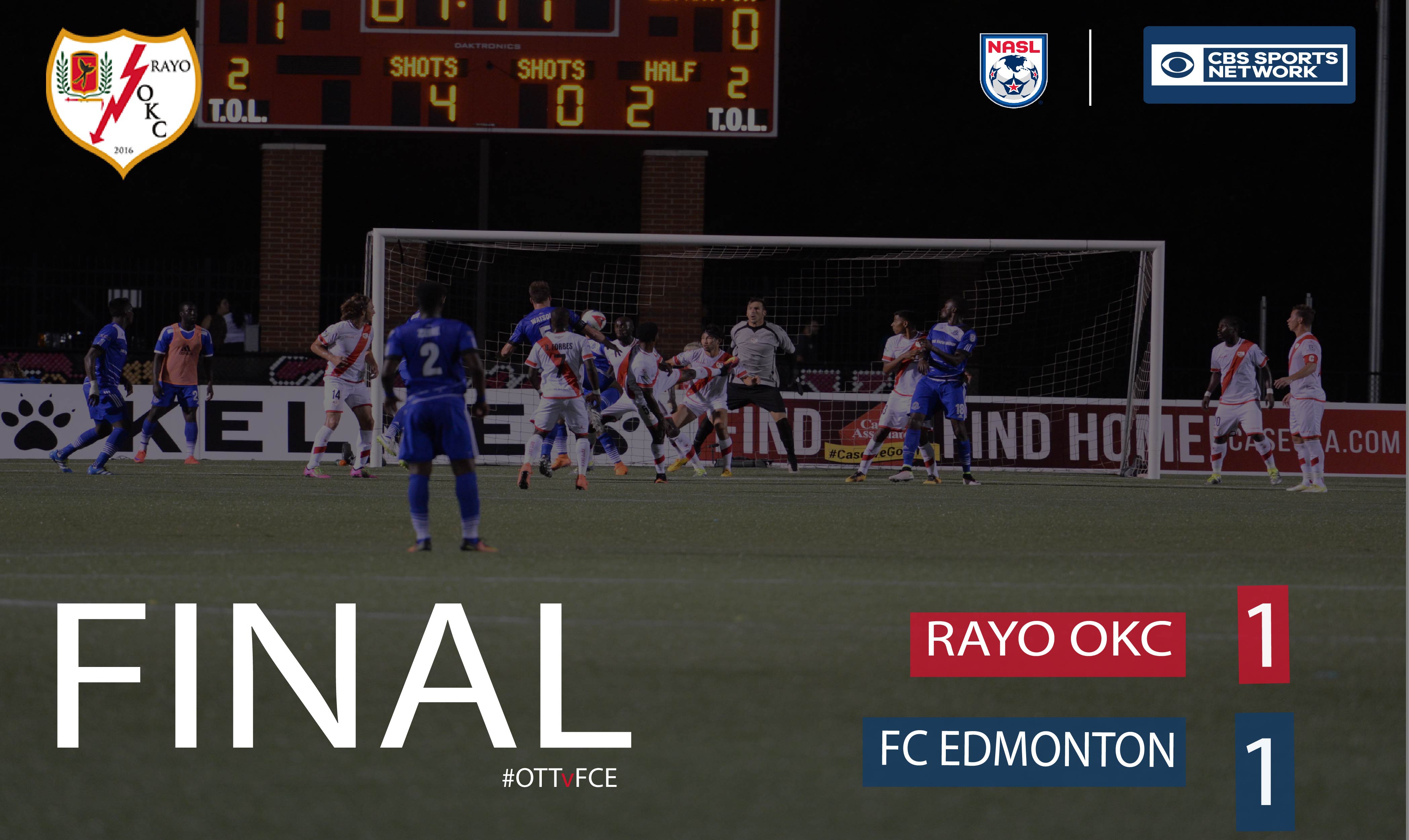NASL Soccer News: Rayo OKC 1, FC Edmonton 1