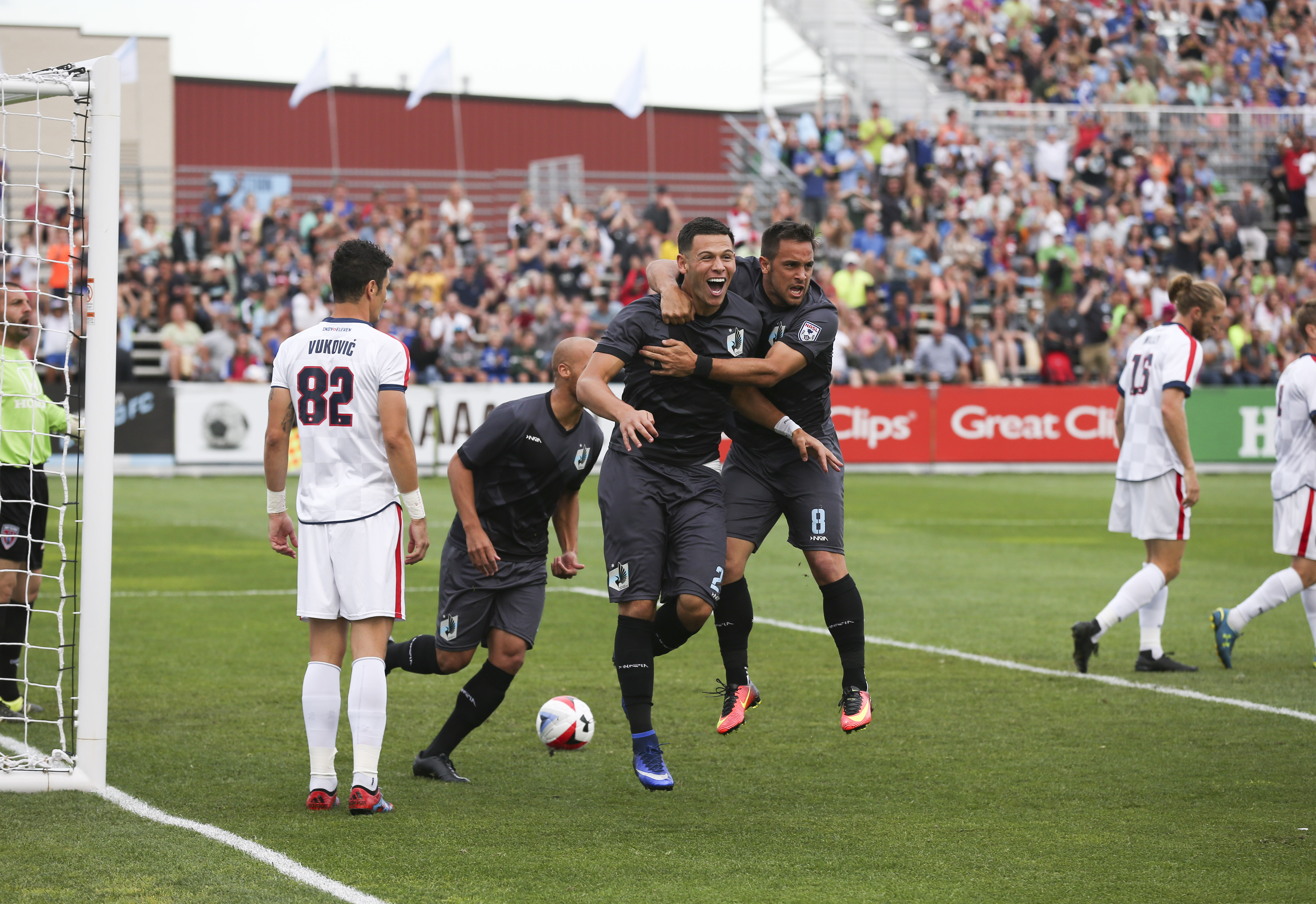 Indy Eleven Fall to Minnesota United at National Sports Center Stadium