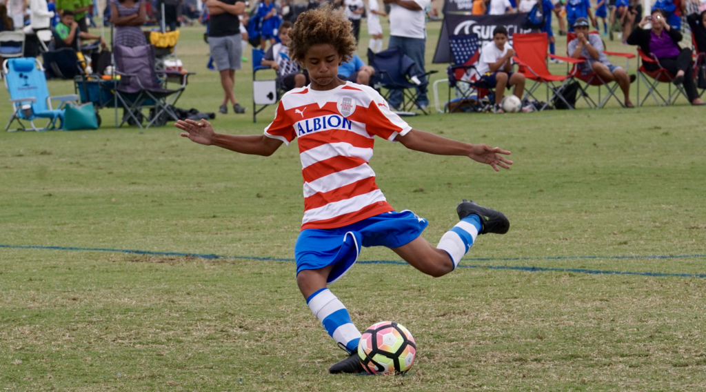 Scoring the winning PK in Surf Cup 2016 