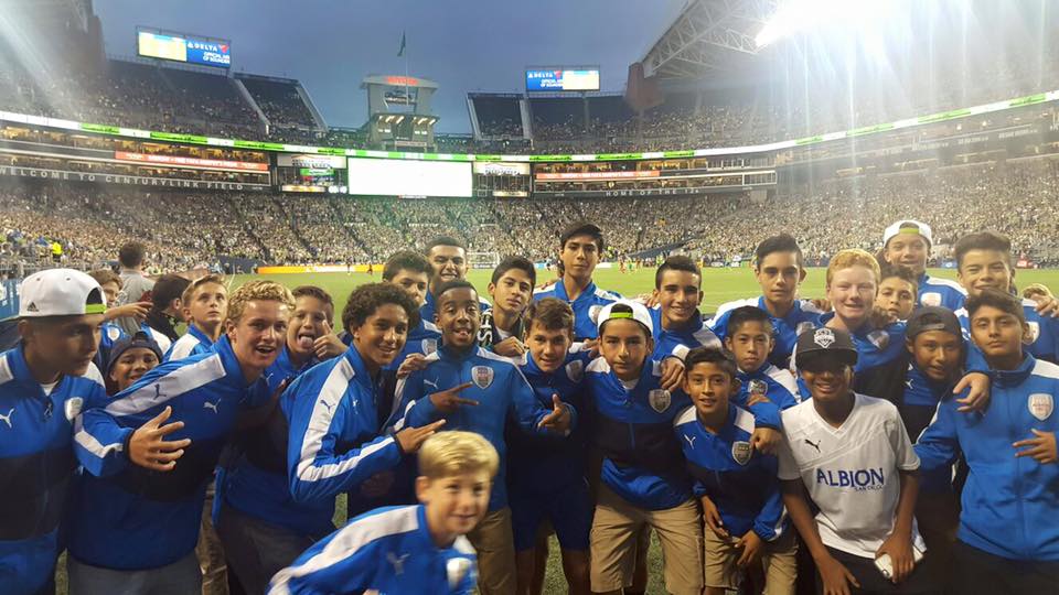 Albion SC B02 and B03 USDA Train with Seattle Sounders Academy 