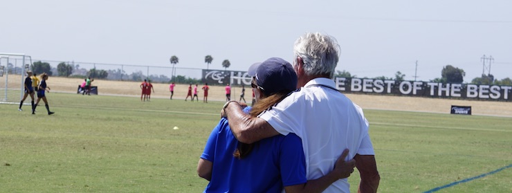 Youth Soccer news - Brian McManus and Felicia Kappes at Surf CUp 2016