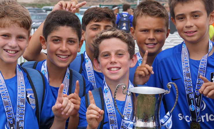 Youth Soccer News - Surf Cup Champions Ryan Guy's Surf SC Team