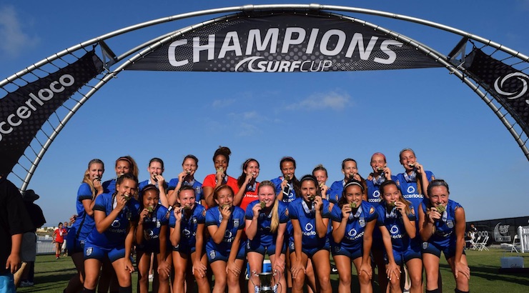 Youth soccer news Surf Cup Champions SD Surf SC