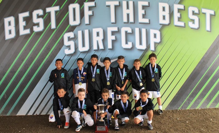 Youth Soccer News: Academy B06' team continues its unbeaten streak in recent tournament play as they were crowned champions of the Surf Cup tournament