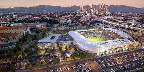 LOS ANGELES FC BREAK GROUND FOR BANC OF CALIFORNIA STADUM