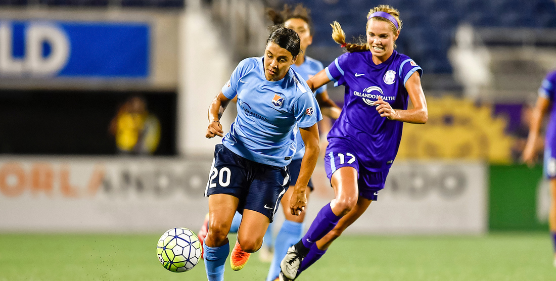 NWSL Soccer News: Samantha Kerr of Sky Blue FC is Named NWSL Player of the Week