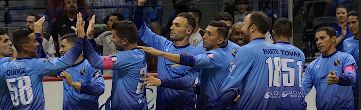 San Diego Sockers celebrate a great home opener to the 2016/17 MASL season