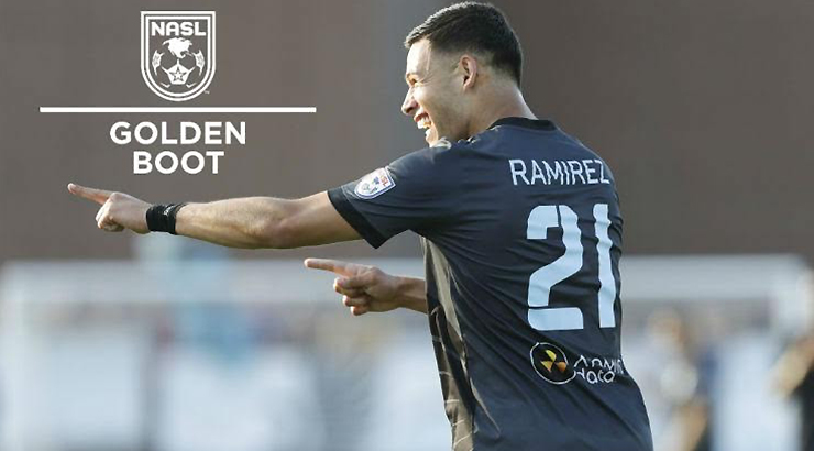 NASL Soccer News: Christian Ramirez Receives NASL Golden Boot Award