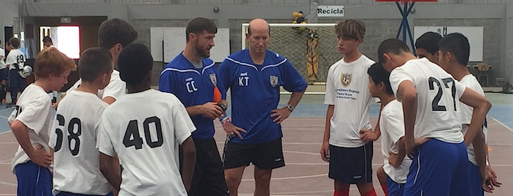 Futsal News - Head Coach Keith Tozer with one of his US Youth Futsal National Teams in San Jose, Costa Rica