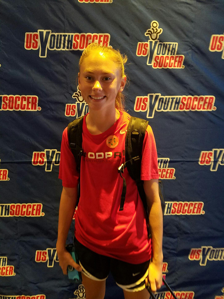 Youth Soccer News: Internationals SC'S Taylor Huff Selected to ODP Training Camp