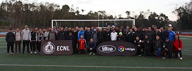 Youth soccer course from US Club and LaLiga