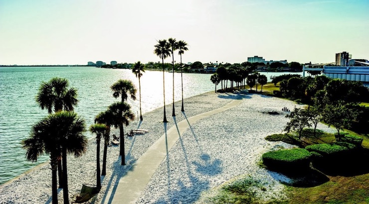 View from Eckerd College where GFL's Play with the Soccer Stars camp is held