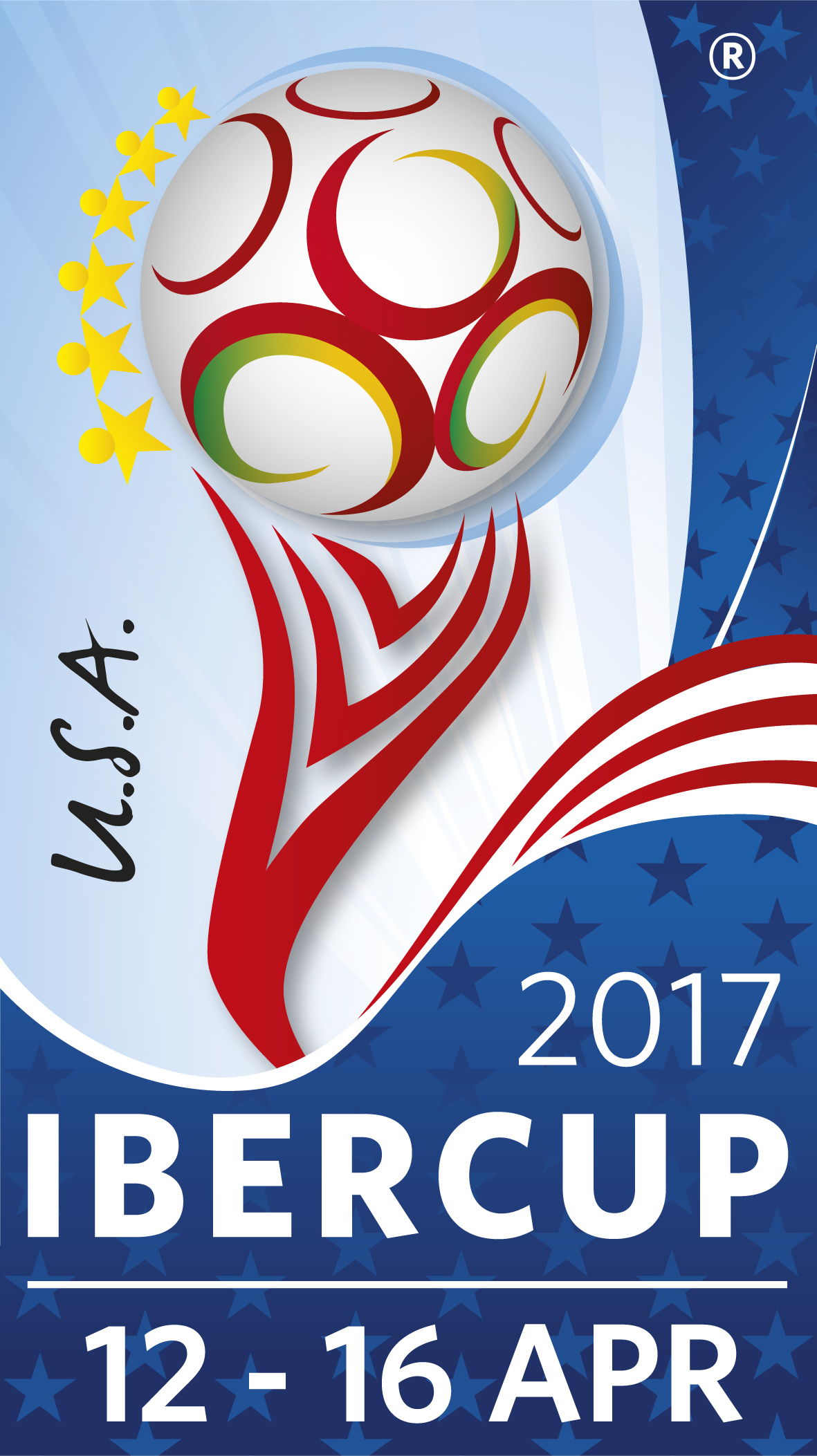 Logo Ibercup USA + data 2017