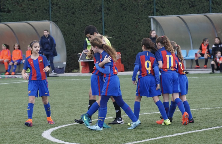 Youth soccer news - Barcelona Youth Academy in Spain - Boys soccer practice at La Masia. Photo Credit: Diane Scavuzzo