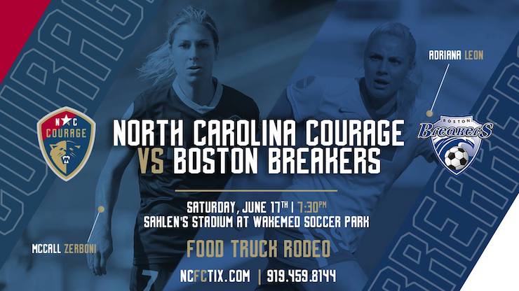 NC Courage (7W-3L-0T, 21 pts.) earned a confident 3-1 win over the Boston Breakers