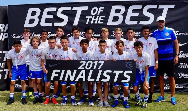 Youth soccer news: Albion SC B03 USSDA - 2017 Surf Cup Finalists