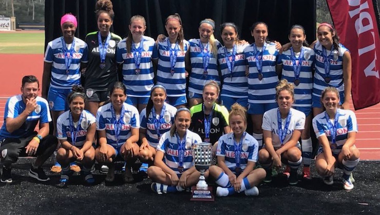 Youth soccer news: Albion SC Girls 2000:1999 USDA - Albion Cup Champions