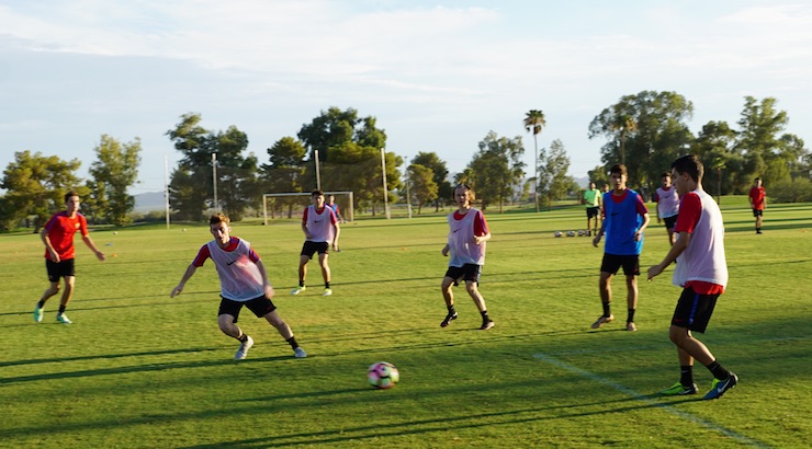 Youth soccer News: Barca Academy youth soccer practice at Casa Grande